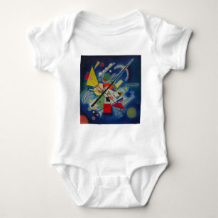 Blue Painting by Kandinsky Baby Bodysuit