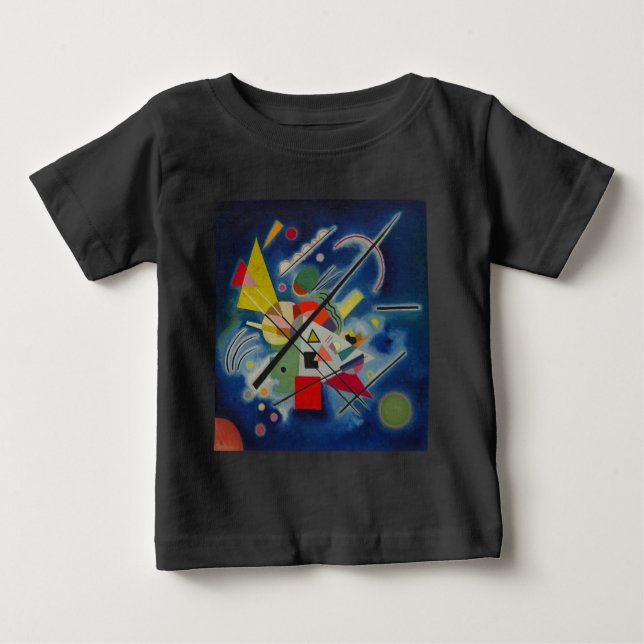 Blue Painting by Kandinsky Baby T-Shirt (Front)