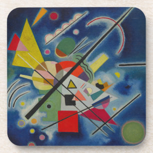 Blue Painting by Kandinsky Beverage Coaster