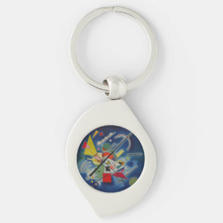 Blue Painting by Kandinsky Keychain