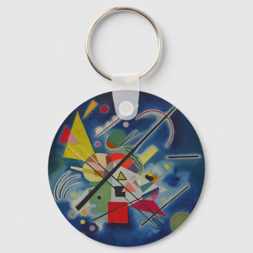 Blue Painting by Kandinsky Keychain