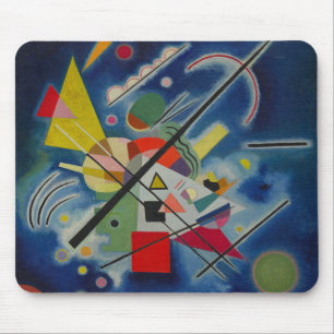 Blue Painting by Kandinsky Mouse Pad