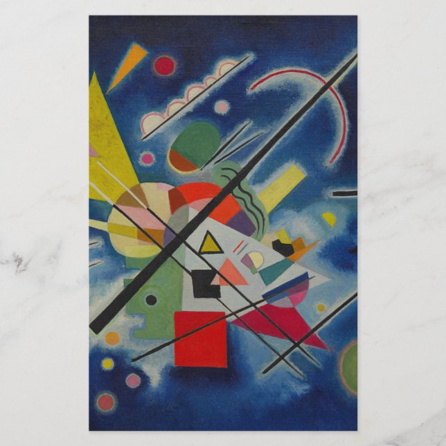 Blue Painting by Kandinsky Stationery (Front)