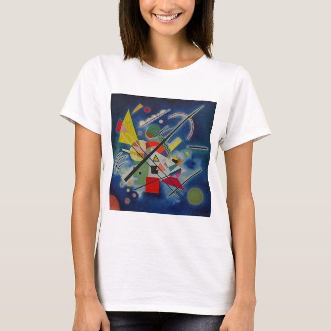 Blue Painting by Kandinsky T-Shirt (Front)