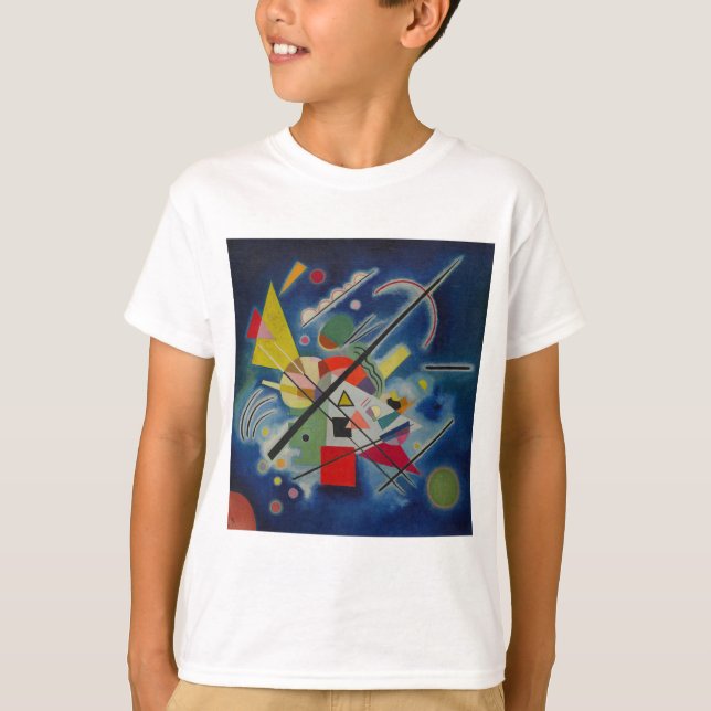 Blue Painting by Kandinsky T-Shirt (Front)
