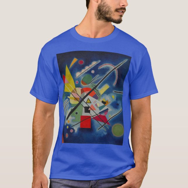 Blue Painting by Kandinsky T-Shirt (Front)