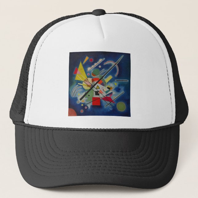 Blue Painting by Kandinsky Trucker Hat (Front)