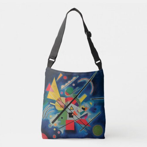 Blue Painting by Wassily Kandinsky Crossbody Bag