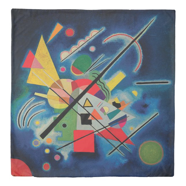 Blue Painting by Wassily Kandinsky Duvet Cover (Front)