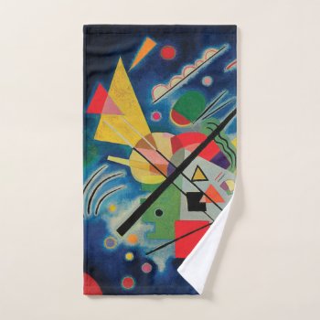 Blue Painting By Wassily Kandinsky Hand Towel by colorfulworld at Zazzle