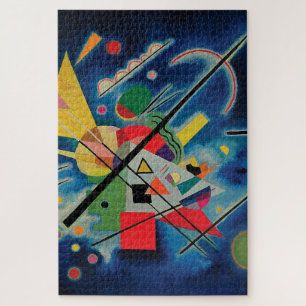 Blue Painting by Wassily Kandinsky Jigsaw Puzzle