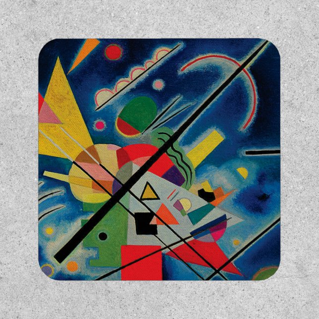Blue Painting by Wassily Kandinsky Patch (Front)