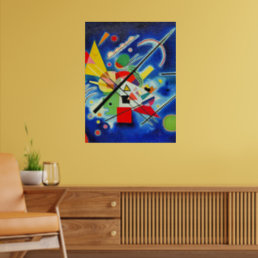 Blue Painting by Wassily Kandinsky Poster