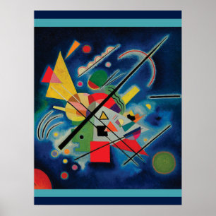 Blue Painting by Wassily Kandinsky Poster