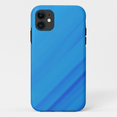 Blue painting stripes graphic design iPhone 11 case