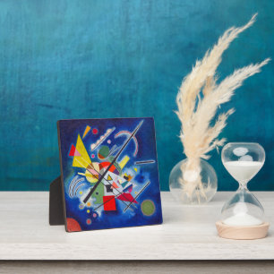 Blue Painting Wassily Kandinsky Plaque
