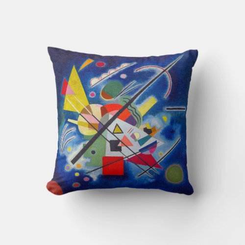 Blue Painting  Wassily Kandinsky  Throw Pillow