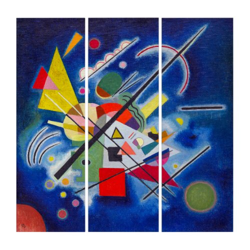 Blue Painting  Wassily Kandinsky  Triptych