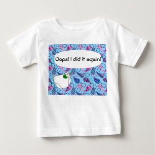 Blue Paisley Baby T-Shirt