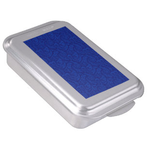Blue Paisley Cake Pan