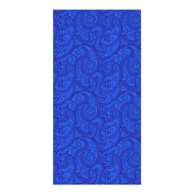 Blue Paisley Card (Front)