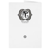 Blue Paisley Cards (Back)