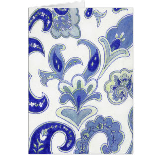 Blue Paisley Cards