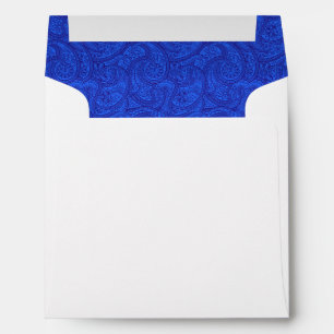 Blue Paisley Envelope