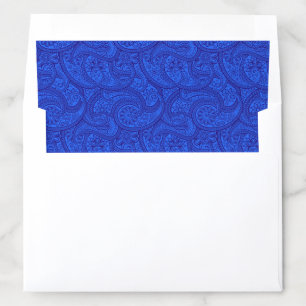 Blue Paisley Envelope Liner
