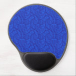 Blue Paisley Gel Mouse Pad<br><div class="desc">Blue Paisley pattern</div>