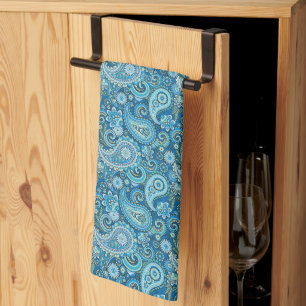 Blue Paisley Kitchen Towel