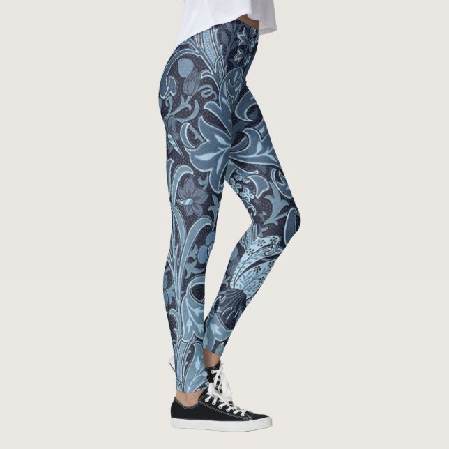 Blue paisley makes for rich color leggings (Right)