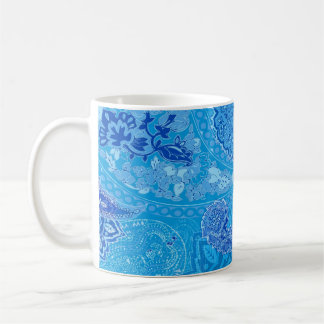 Blue Paisley Mug