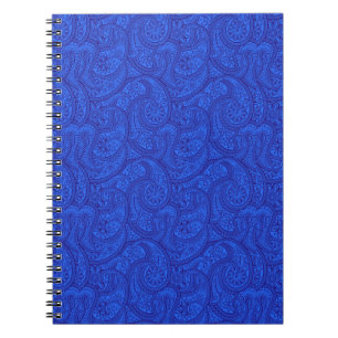 Blue Paisley Notebook