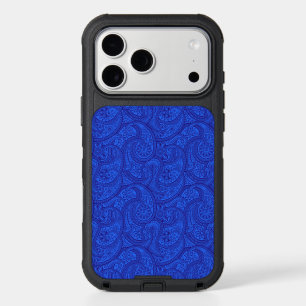 Blue Paisley iPhone 17 Pro Max Case