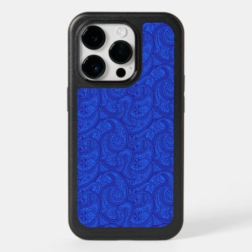 Blue Paisley OtterBox iPhone 14 Pro Case
