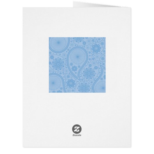 Blue paisley pattern (Back)