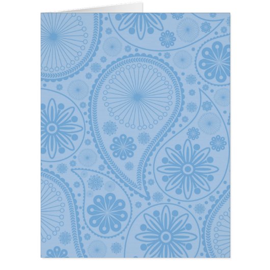 Blue paisley pattern (Front)