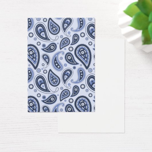 Blue Paisley Pattern (Desk)