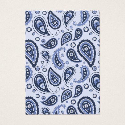 Blue Paisley Pattern (Front)