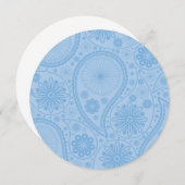 Blue paisley pattern (Front/Back)