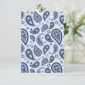 Blue Paisley Pattern (Standing Front)