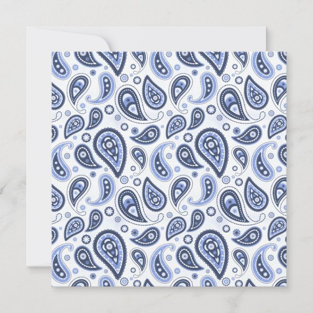 Blue Paisley Pattern (Front)
