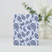 Blue Paisley Pattern (Standing Front)
