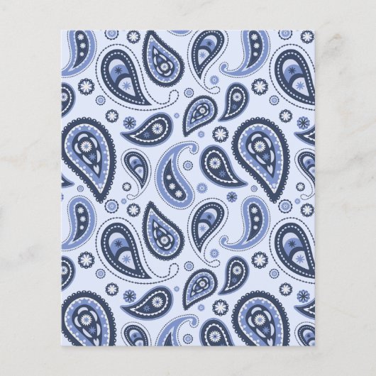 Blue Paisley Pattern (Front)