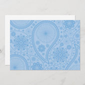 Blue paisley pattern (Front/Back)