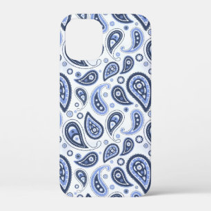 Blue Paisley Pattern iPhone 12 Mini Case