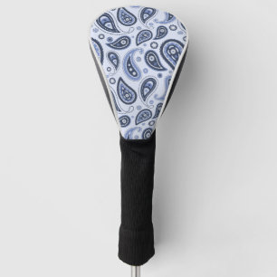 Blue Paisley Pattern Golf Head Cover