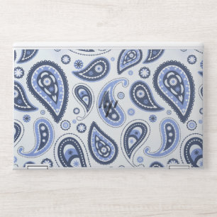 Blue Paisley Pattern HP Laptop Skin