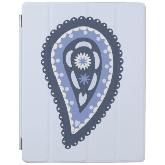 Blue Paisley Pattern iPad Smart Cover